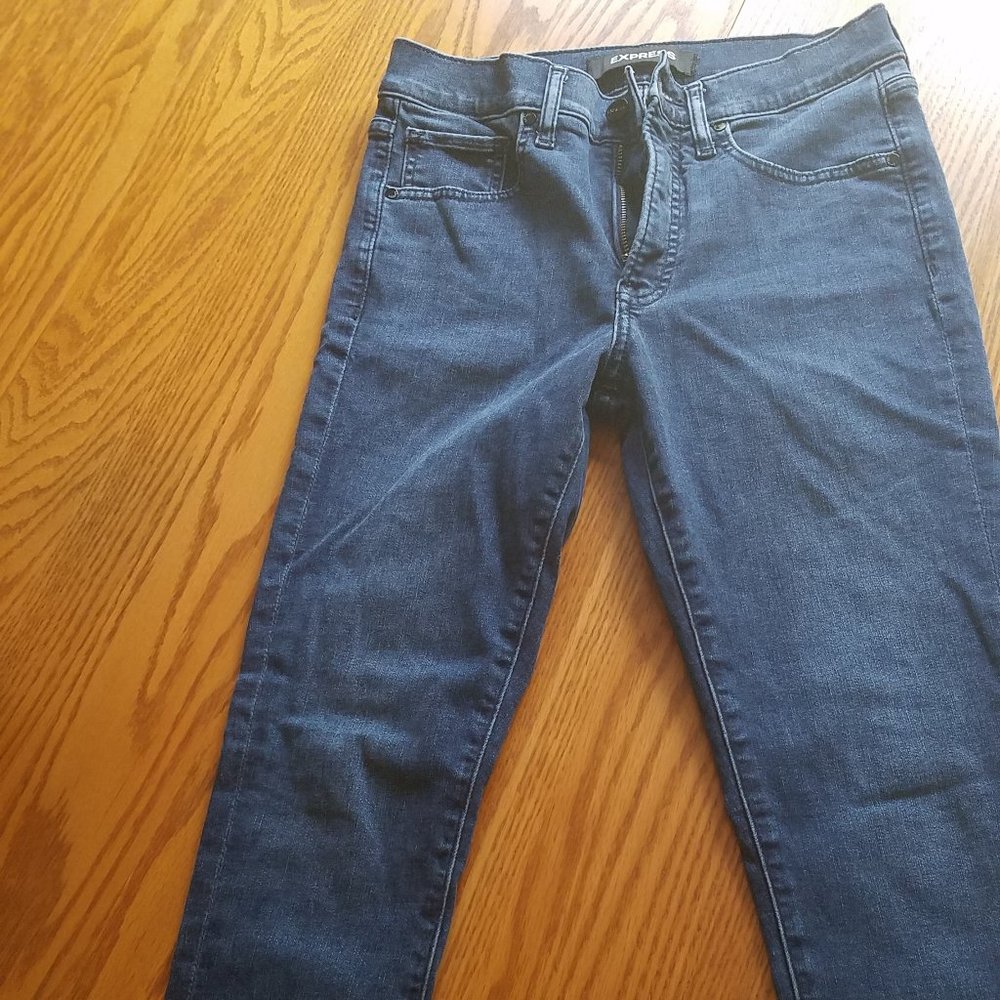 Express Skinny Mid Rise Jeans size 4R